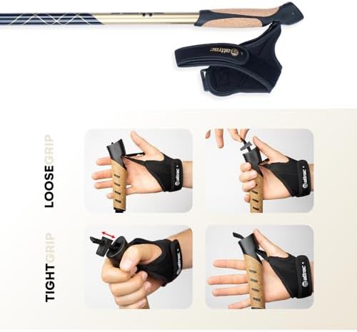 Aluminum Nordic Walking Sticks with Anti-Shock — photo 4