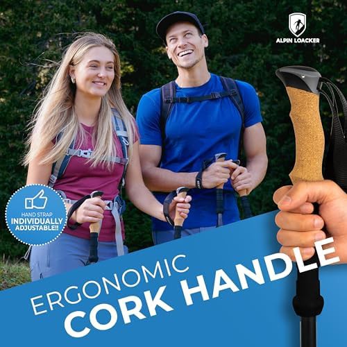 Collapsible Carbon Fiber Poles with Cork Grip — photo 4