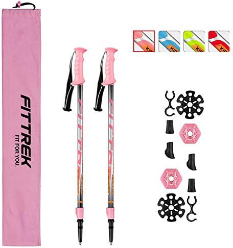 Kids telescopic anti shock hiking poles