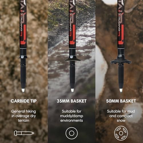 Compact aluminum hiking poles with cork grips — photo 5