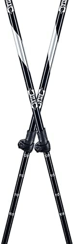 Black two piece poles for snowshoeing — photo 4