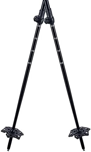 Black two piece poles for snowshoeing — photo 5