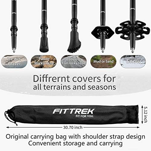 Kids ultralight nordic walking sticks pair — photo 4