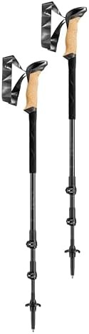 Black gray ultralight pair 135cm poles — photo 4