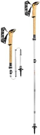 White orange anti shock 120cm poles