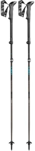Petrol silver aluminum pair 130cm poles