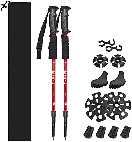 Nordic Walking Black and Red Poles — photo 3