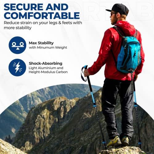 Adventure 7075 aluminum cork trekking poles — photo 5