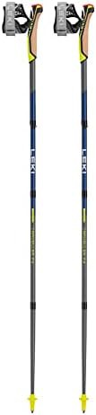 Gray and blue carbon travel poles 120cm — photo 3