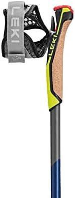 Gray and blue carbon travel poles 120cm — photo 5