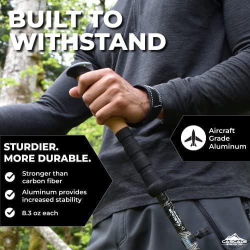Aluminum Cork Poles and Hydration Pack — photo 3