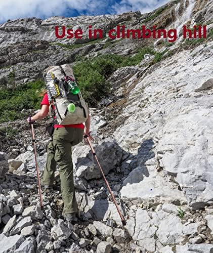 Anti shock collapsible walking stick with rubber grip — photo 4