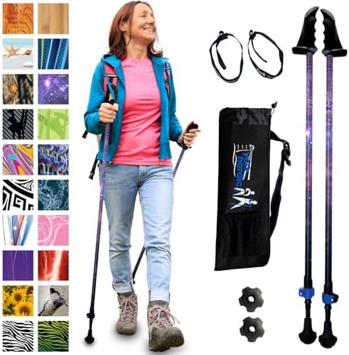 Adjustable Balance Poles with Flip Lock System