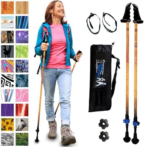 Collapsible ultralight stability walking poles for balance