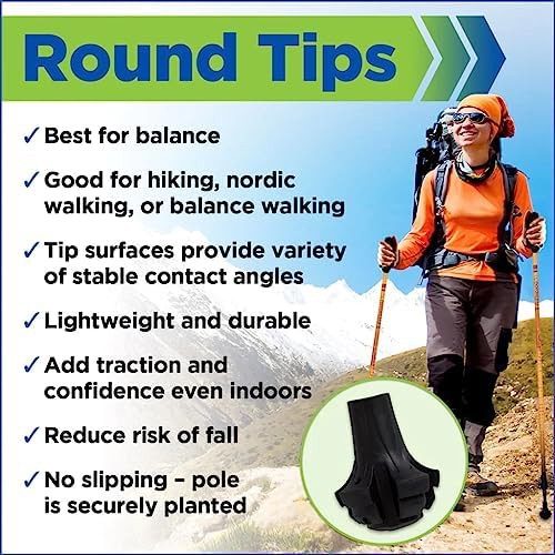 Collapsible ultralight stability walking poles for balance — photo 5