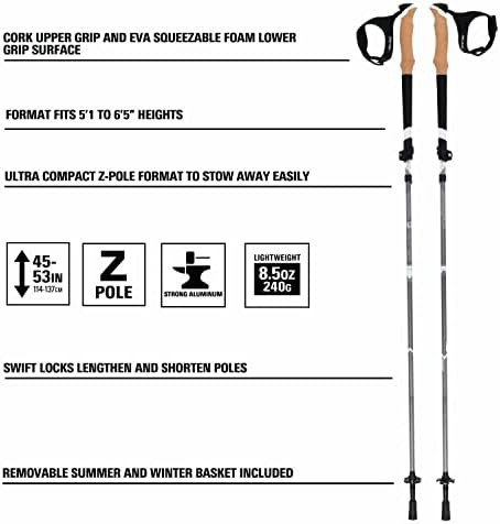 Night Shade Aluminum Z-Folding Poles — photo 3