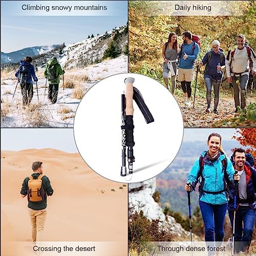 Cork grip flip lock hiking poles — photo 3