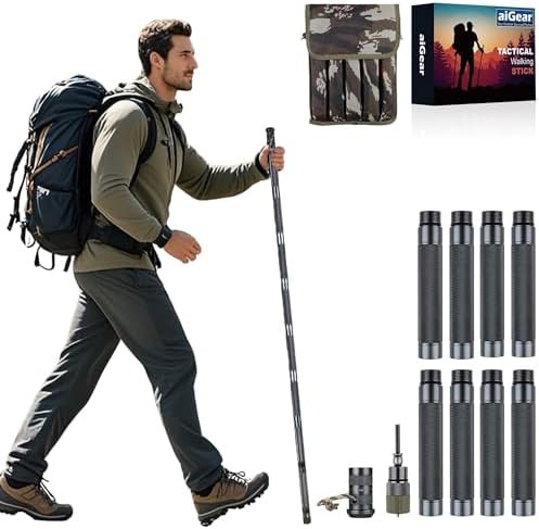 Seven in one survive tactical walking staff
