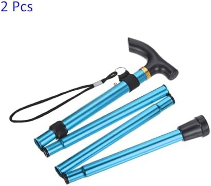 Blue Collapsible Hiking Sticks Pair — photo 4