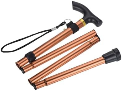 Brown Telescopic Folding Walking Stick — photo 4