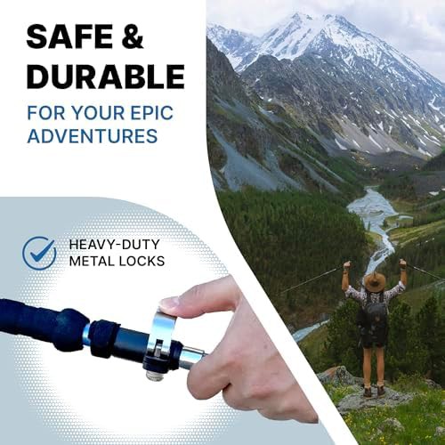 Aluminum alloy trekking poles with cork grips — photo 5