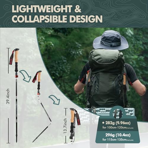 Travel 7075 aluminium trekking pole — photo 4