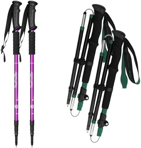 Collapsible Quick Lock Hiking Sticks