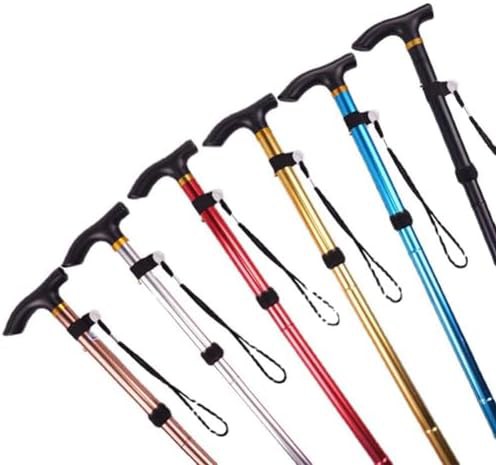 Silver Aluminum Folding Walking Stick for Seniors — photo 5