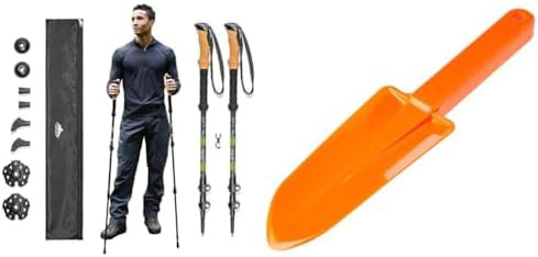 Aluminum Hiking Sticks with Rubber Grips