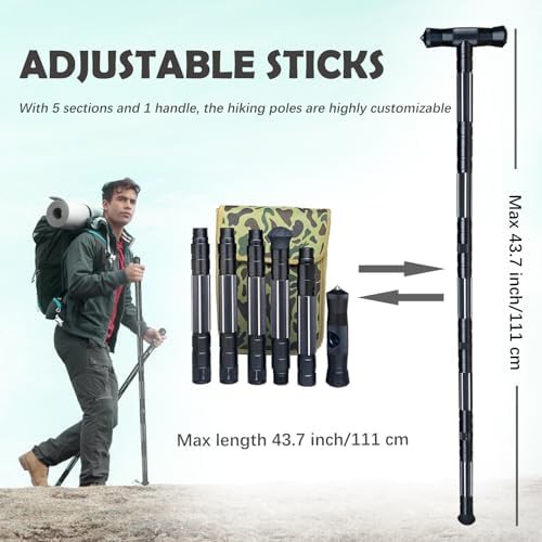 Tactical walking staff multitool outdoor gear — photo 3