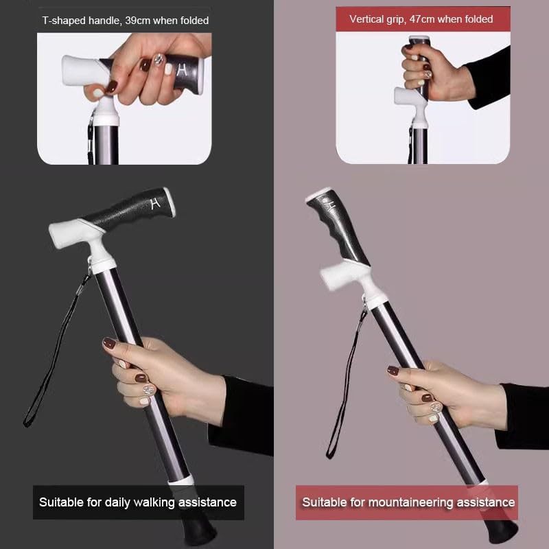 Folding compact travel hiking sticks — photo 3