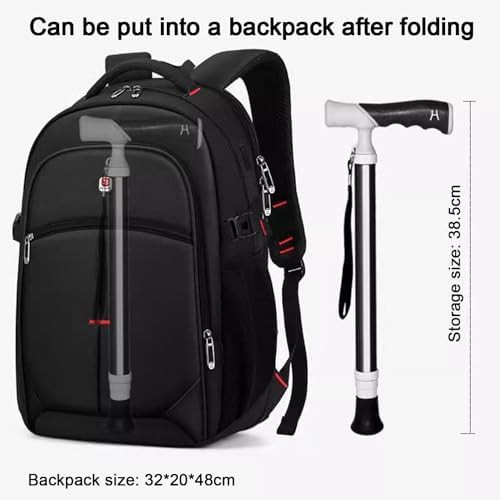 Folding compact travel hiking sticks — photo 4