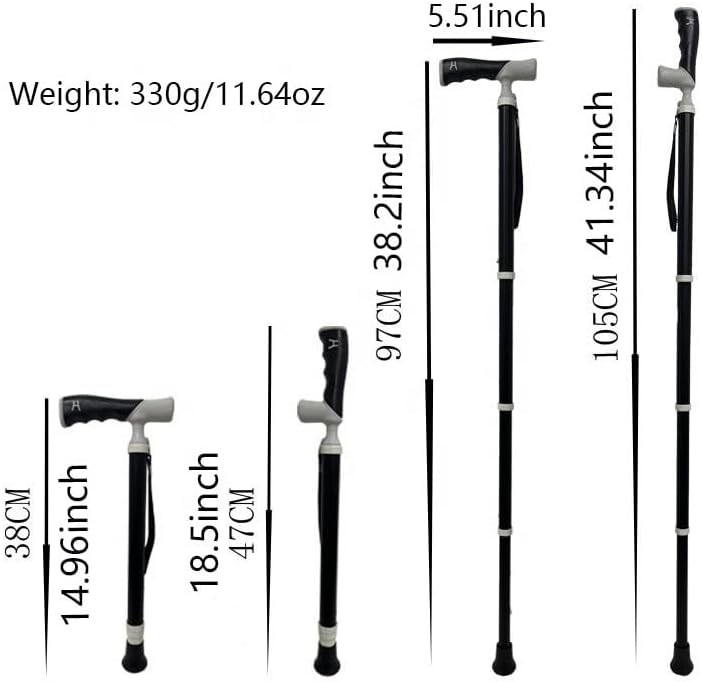 Titanium alloy telescopic walking stick — photo 5