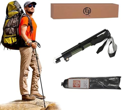 IEJ ultralight green hiking pole