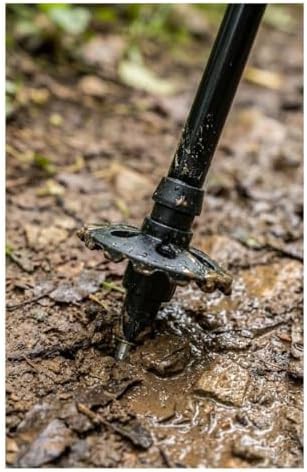 Aluminum cork collapsible single trekking pole — photo 5