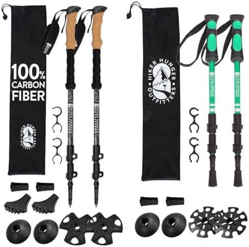 Teal carbon and aluminum walking sticks for kids