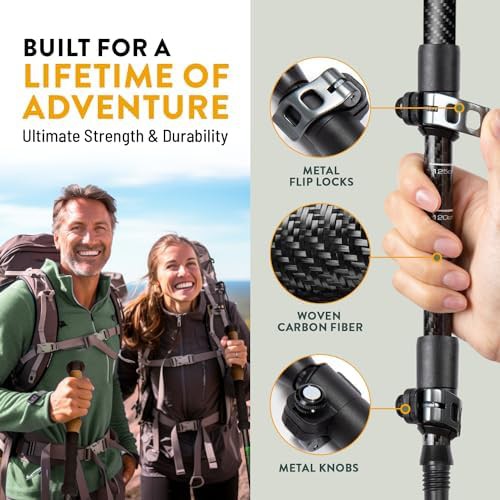 Teal carbon and aluminum walking sticks for kids — photo 4