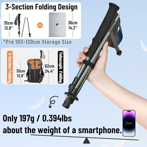 Naturehike Changfeng Pro carbon aluminum pole — photo 3
