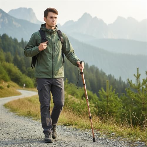Collapsible fiber walking sticks for seniors — photo 3