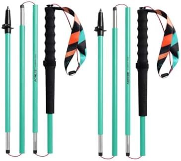 Green 120cm ultralight foldable trail pole